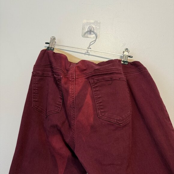 Indigo Blue Large Maternity Skinny Pants With Elastic Waistband Large - Picture 8 of 8